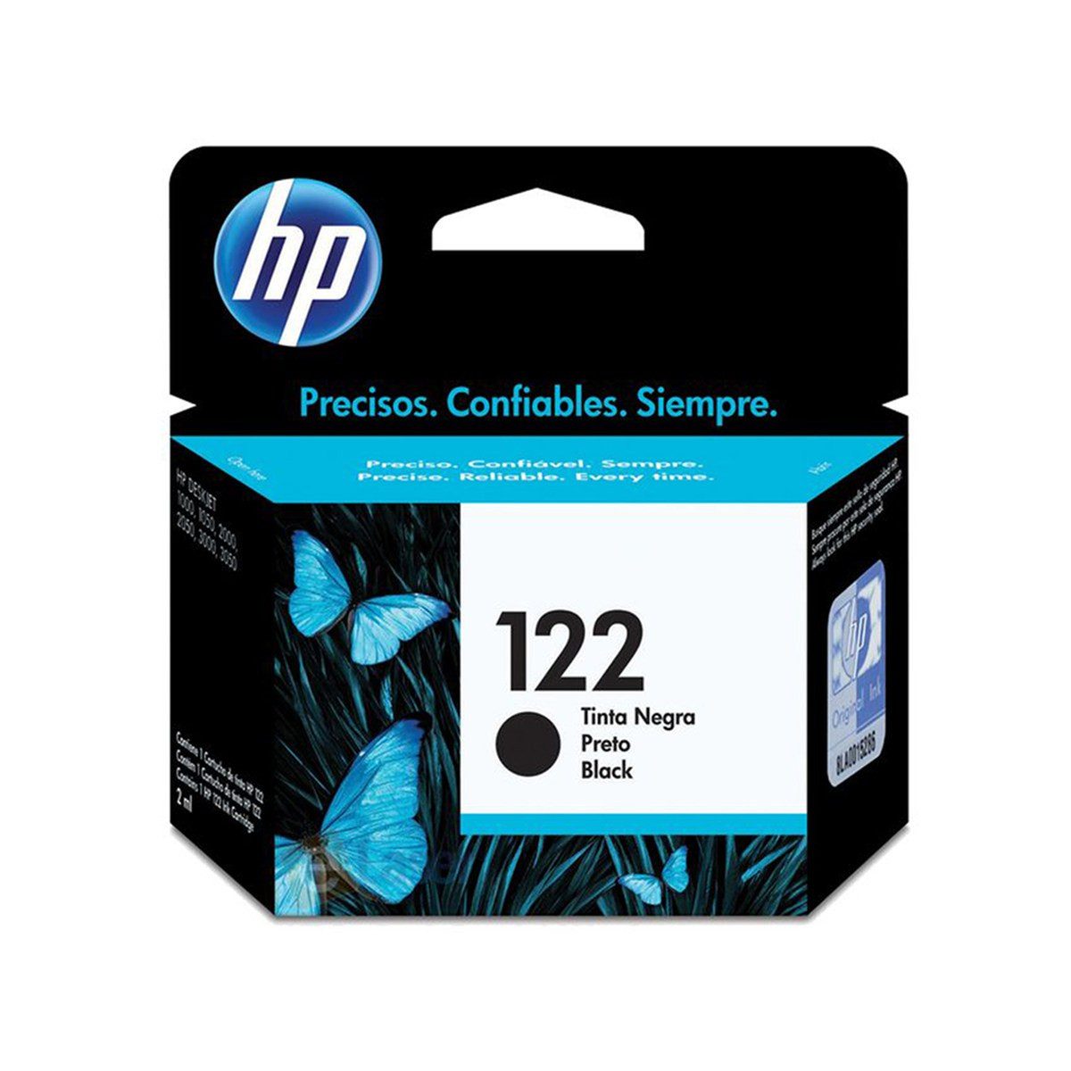 1657_ampliada.jpg Cartucho de Tinta HP 122 CH561HB Preto | Original 2ml - Imagem 1