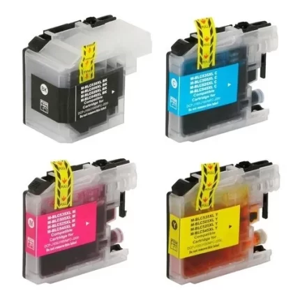 Kit 4x Cartucho Compatível com Brother LC-509 | LC-505 - DCP-J100 DCP-J105 MFC-J200 - 4 cores